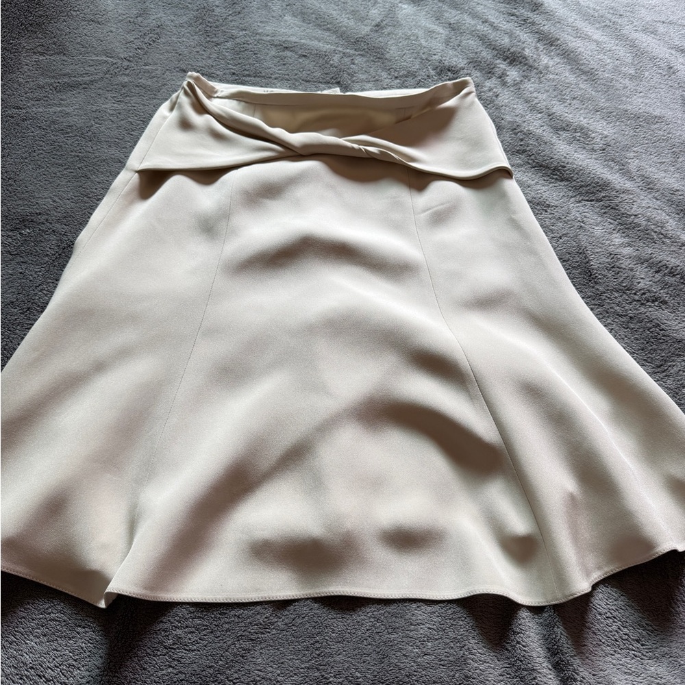 Armani Collezioni Ivory A-Line Skirt